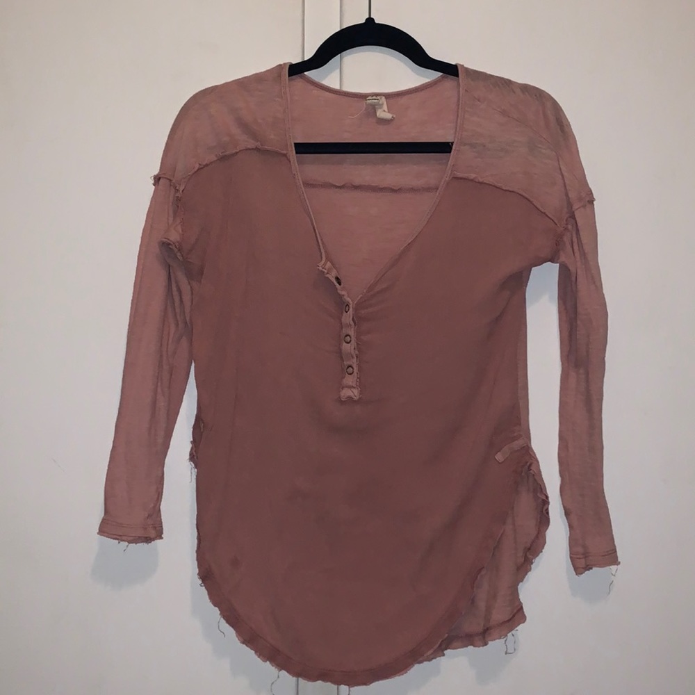 Free people mauve tunic